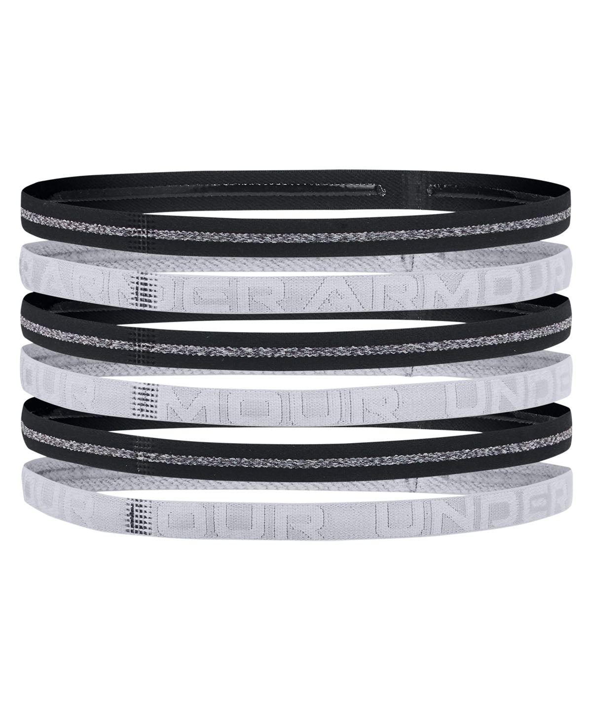 Cintillos UA Heathered Mini para mujer 6-Pack