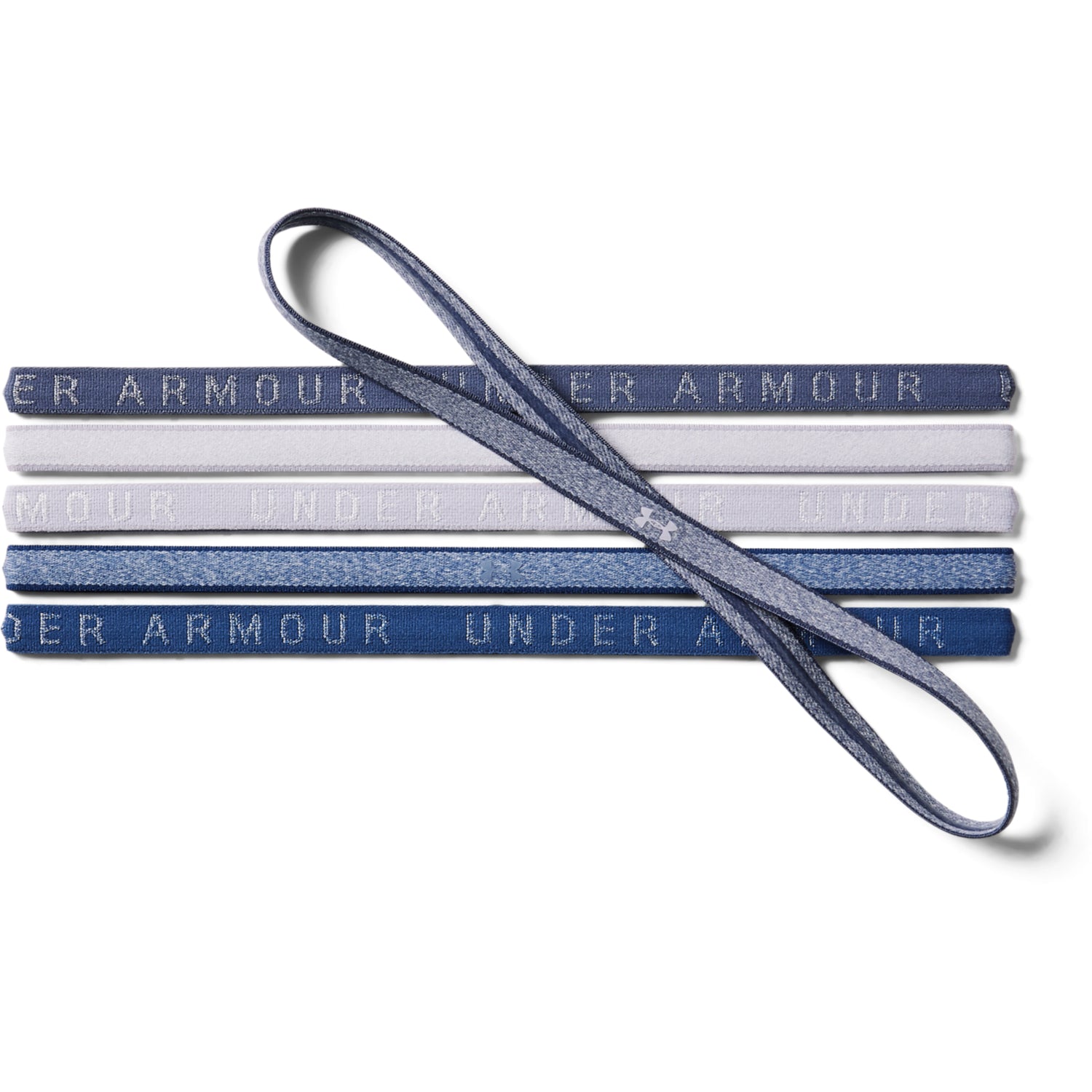 Cintillos UA Heathered Mini para mujer 6-Pack