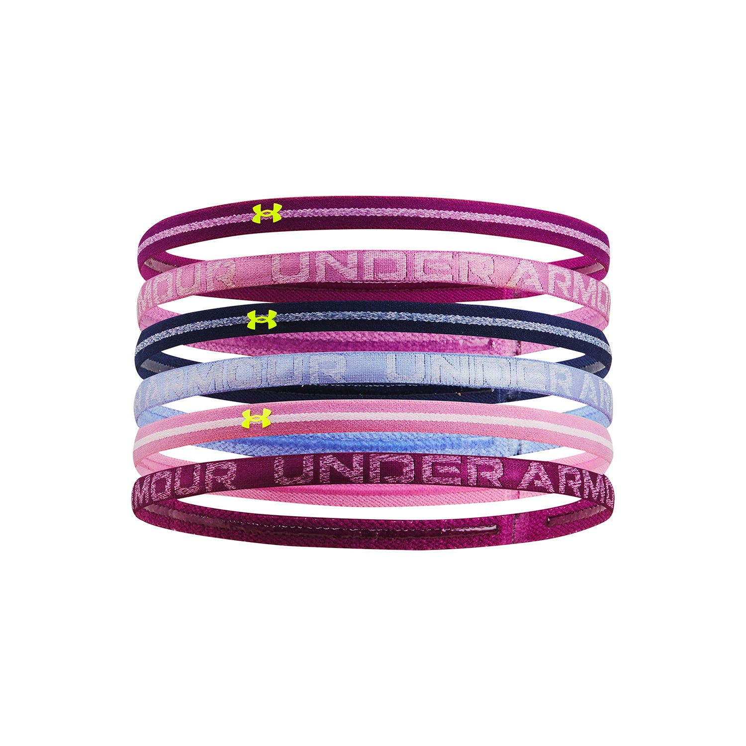 Cintillos UA Heathered Mini para mujer 6-Pack