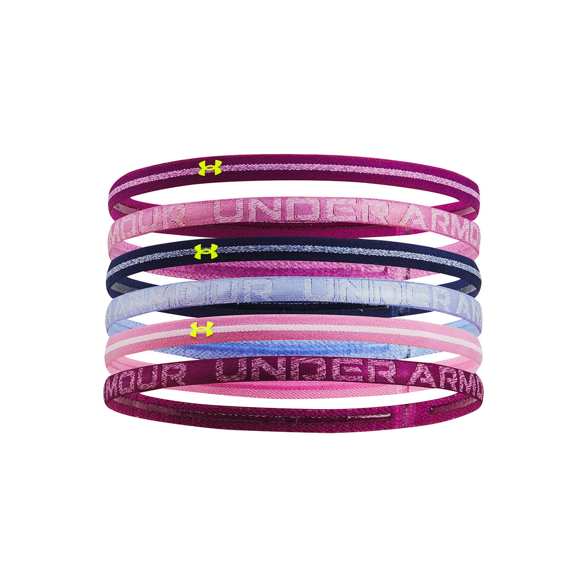 Cintillos UA Heathered Mini para mujer 6-Pack