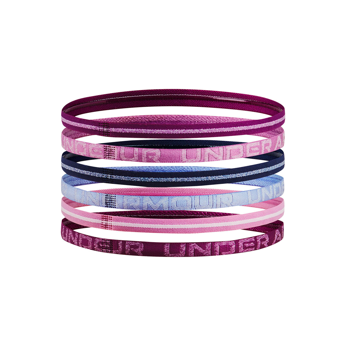 Cintillos UA Heathered Mini para mujer 6-Pack