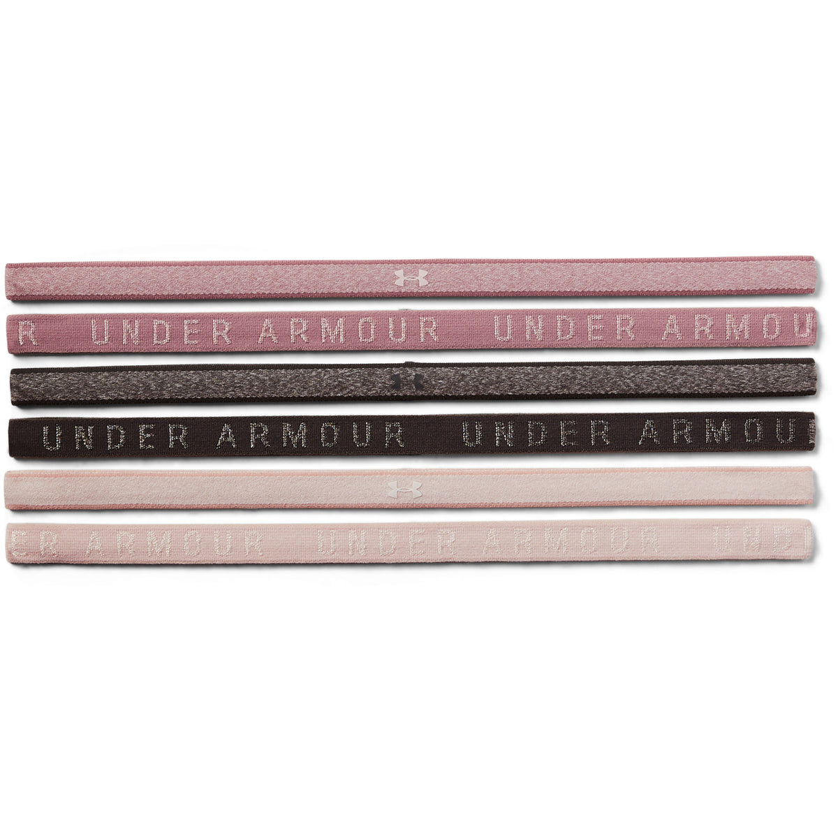 Cintillos UA Heathered Mini para mujer 6-Pack