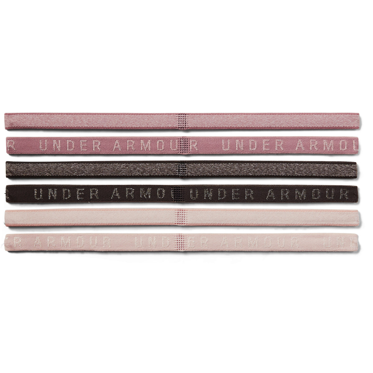 Cintillos UA Heathered Mini para mujer 6-Pack
