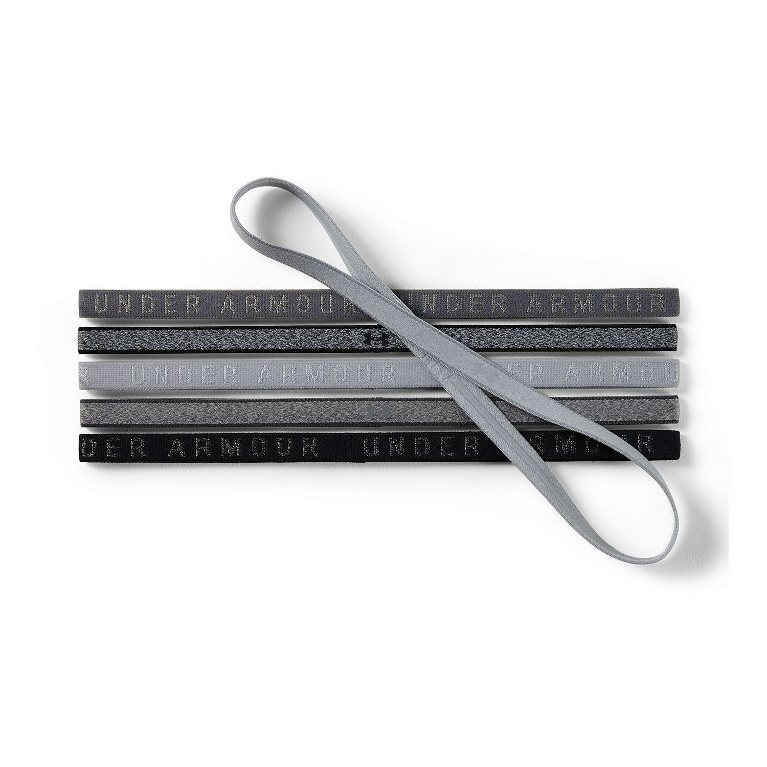 Cintillos UA Heathered Mini para mujer 6-Pack