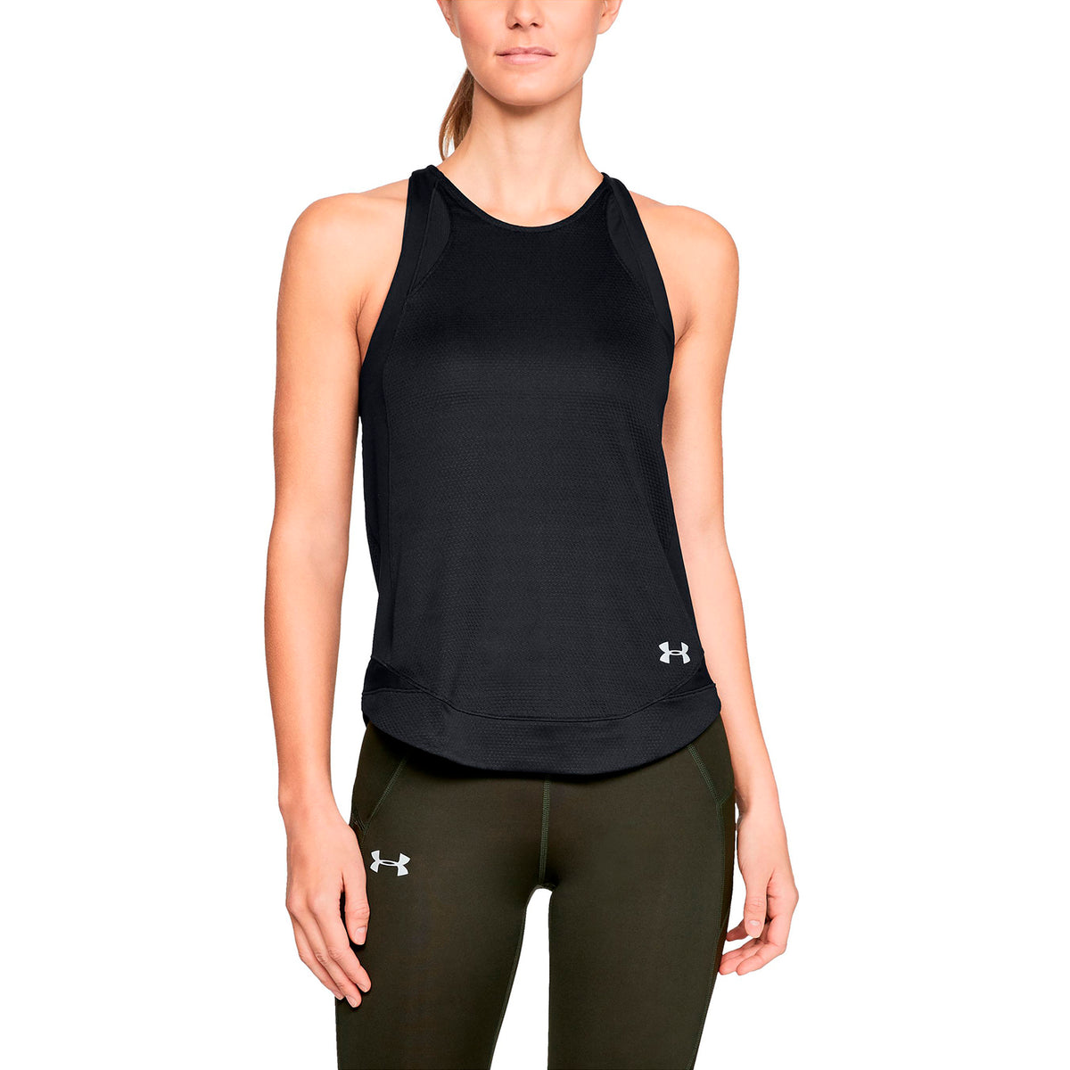 Polera sin mangas UA HexDelta para Mujer