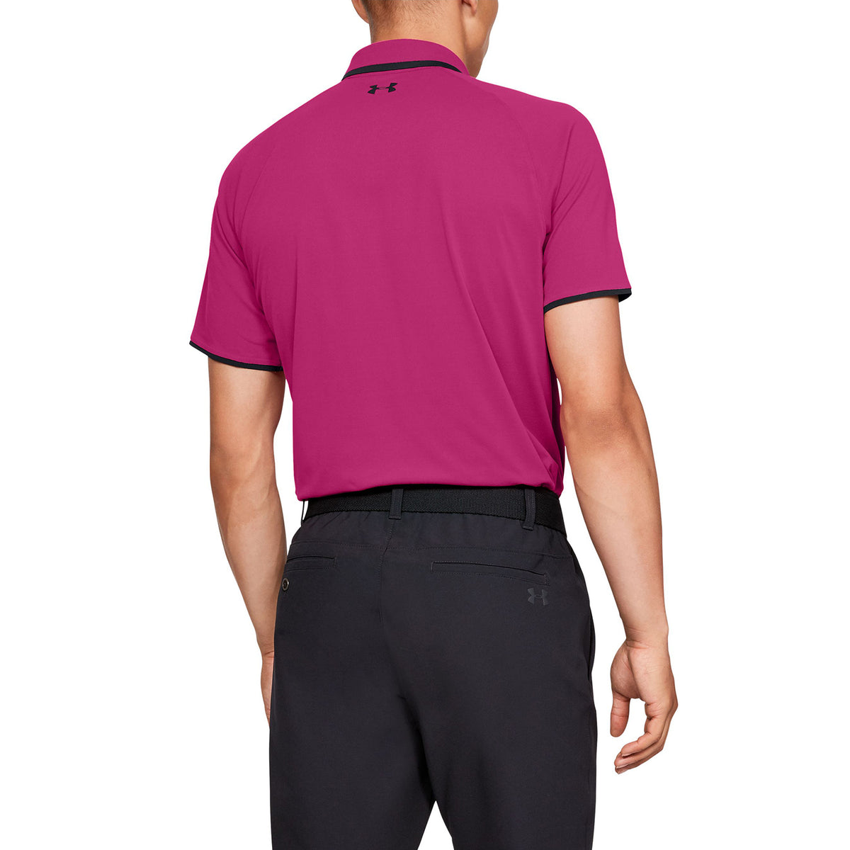 Polera Polo UA Microthread Cross Hatch para Hombre