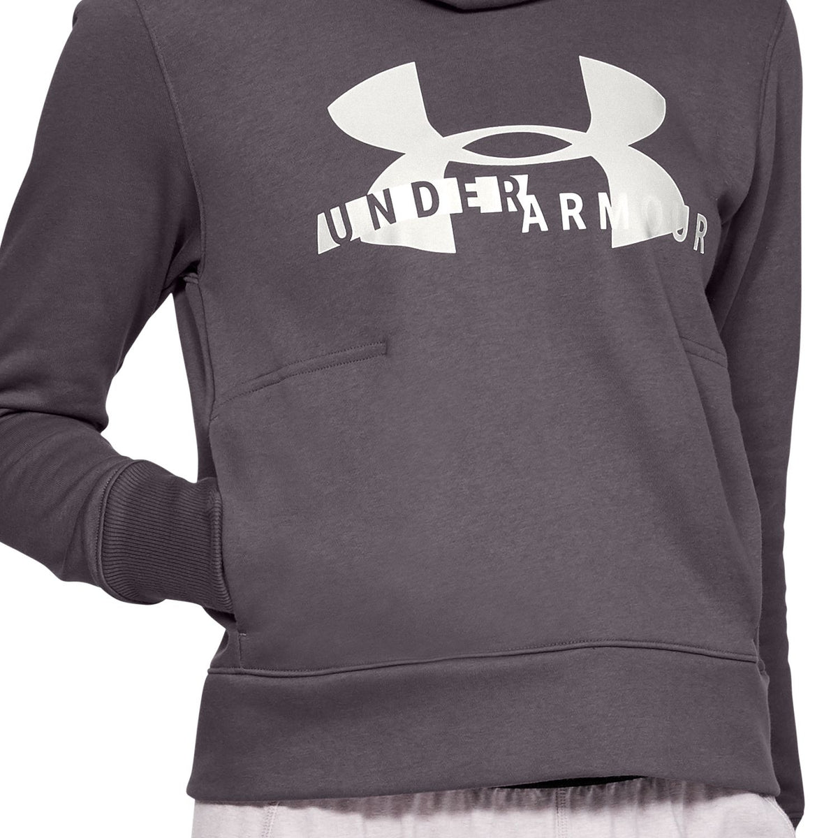 Polerón UA Rival Fleece Logo para Mujer