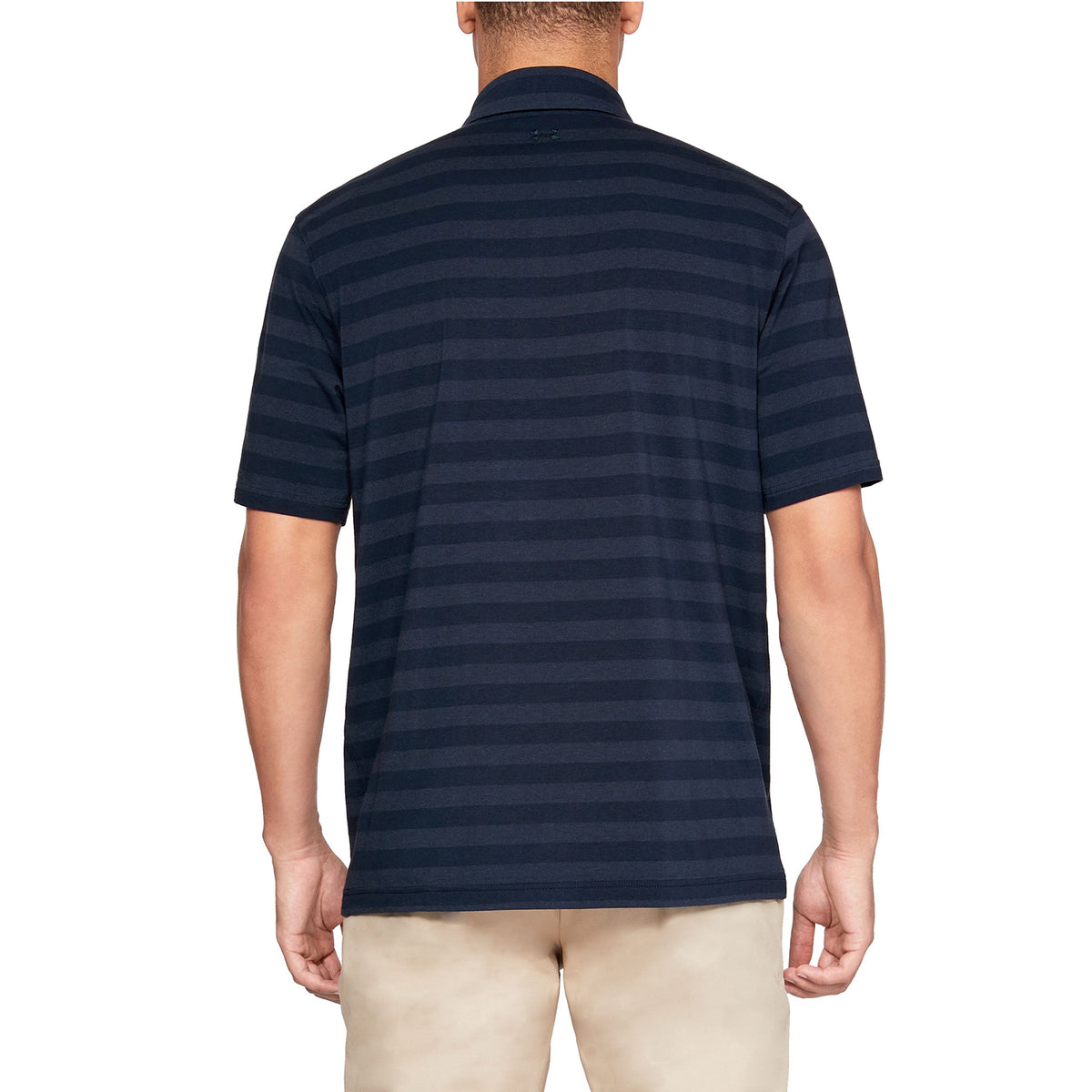 Polera Polo UA Charged Cotton® Scramble Stripe para Hombre