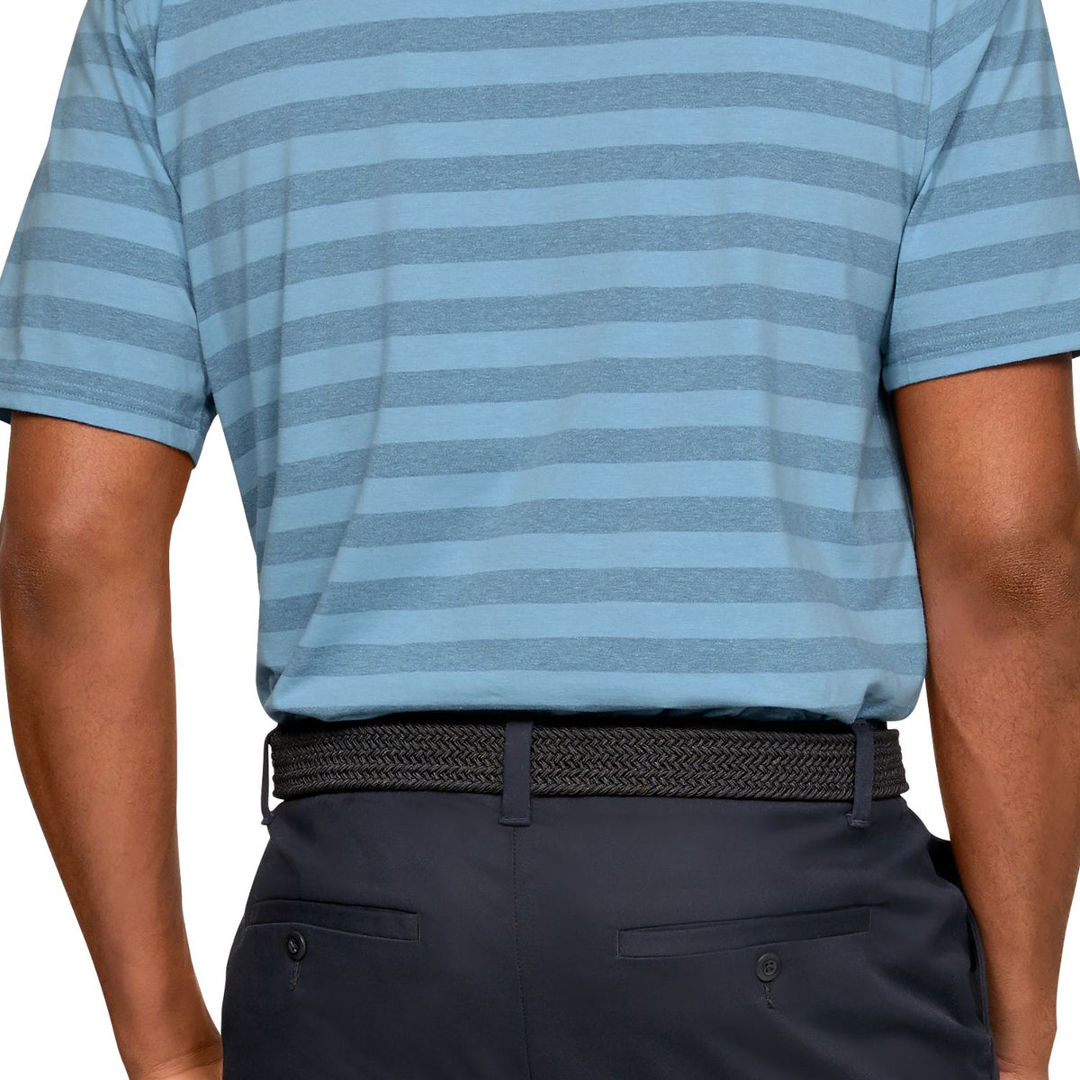 Polera Polo UA Charged Cotton® Scramble Stripe para Hombre