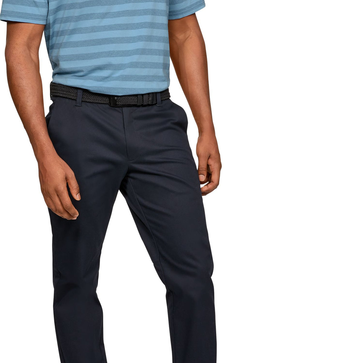 Polera Polo UA Charged Cotton® Scramble Stripe para Hombre