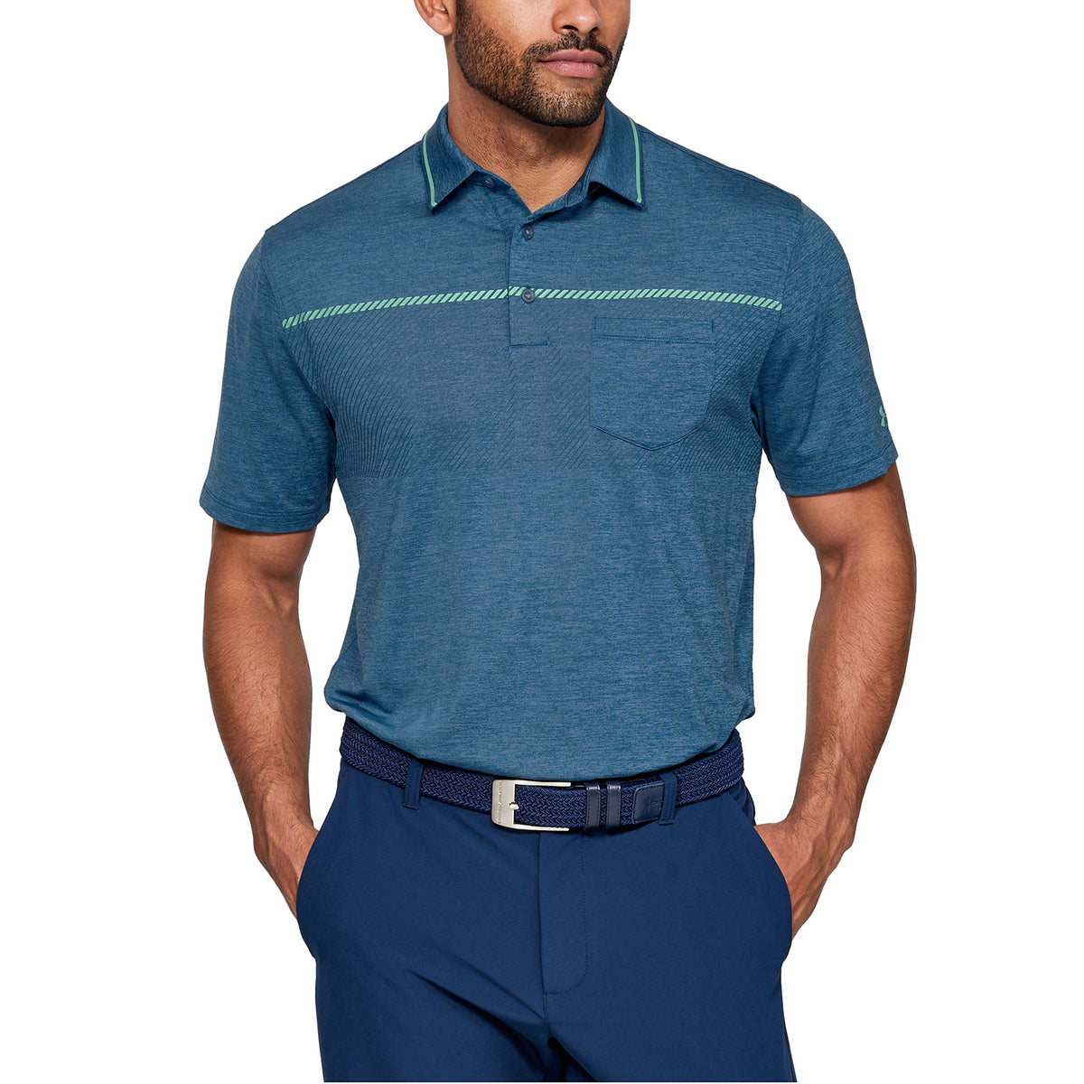 Polera Polo UA Playoff Pocket para Hombre
