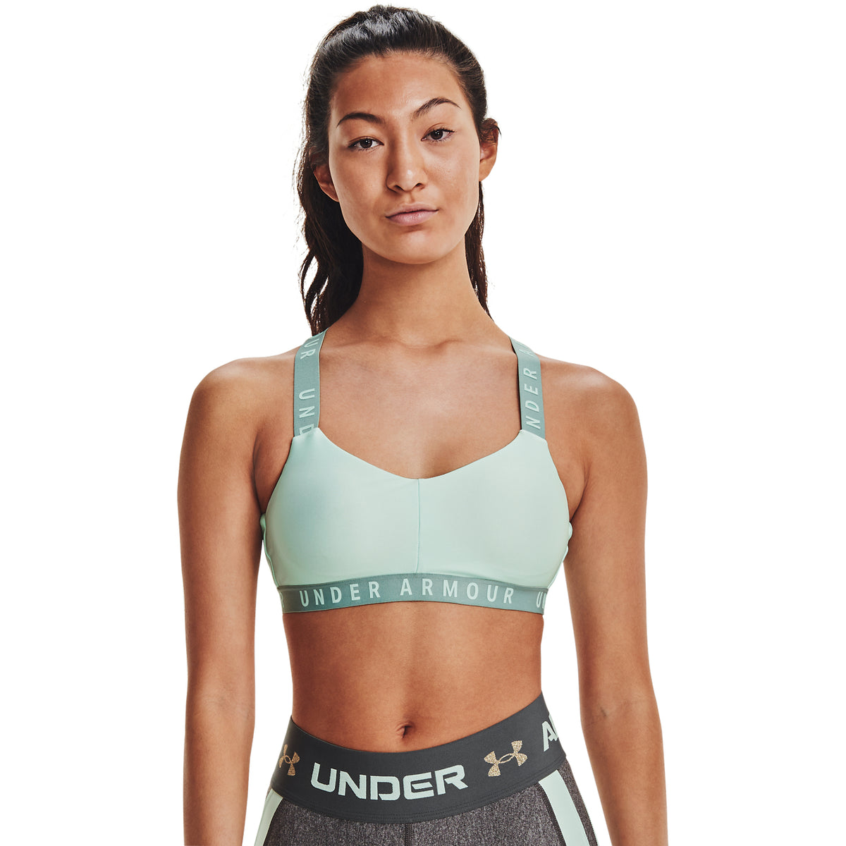 Sostén Deportivo UA Wordmark Strappy para Mujer