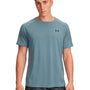 Polera manga corta de entrenamiento para hombre Tech 2.0 azul Under Armour