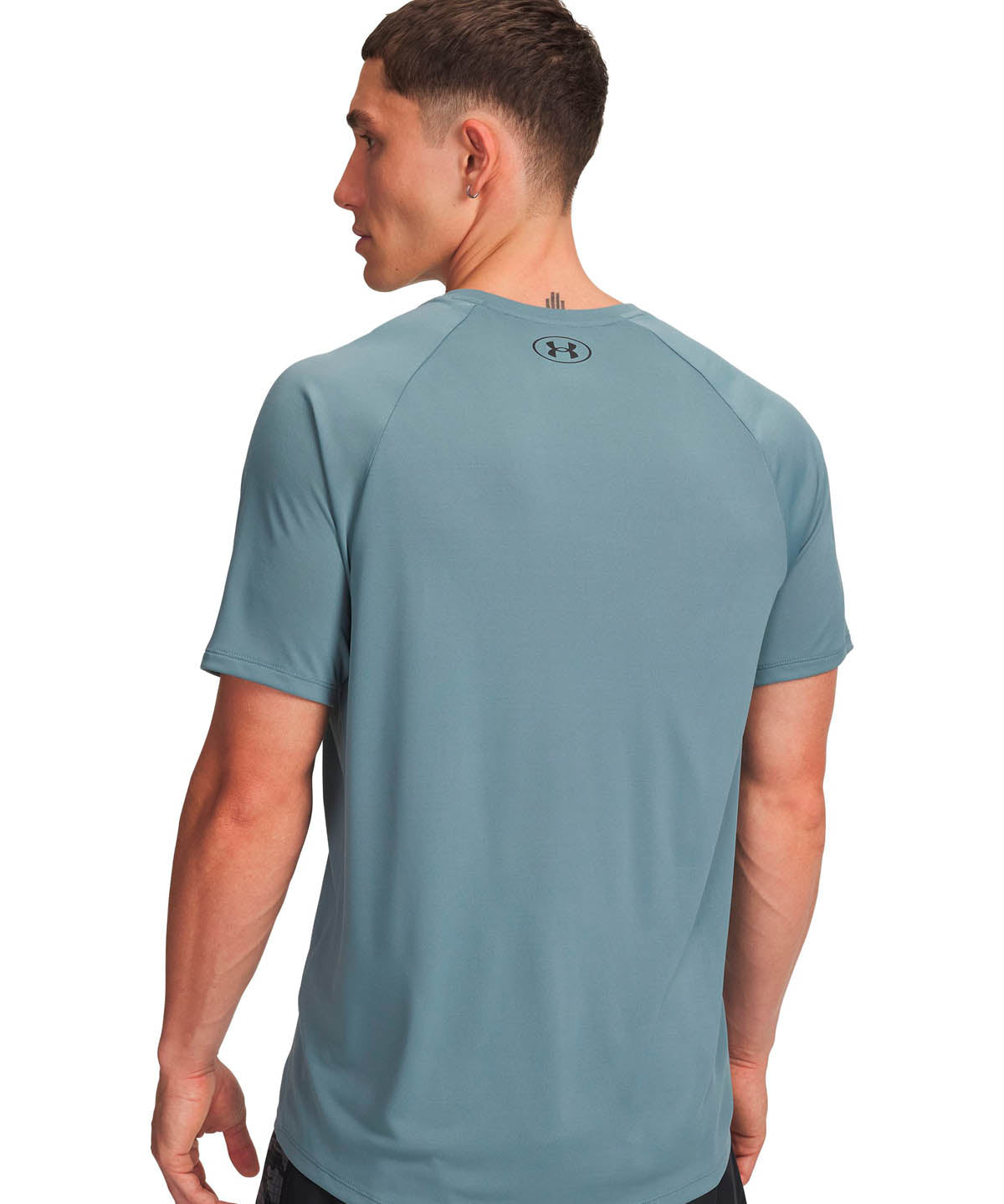 Polera manga corta de entrenamiento para hombre Tech 2.0 azul Under Armour