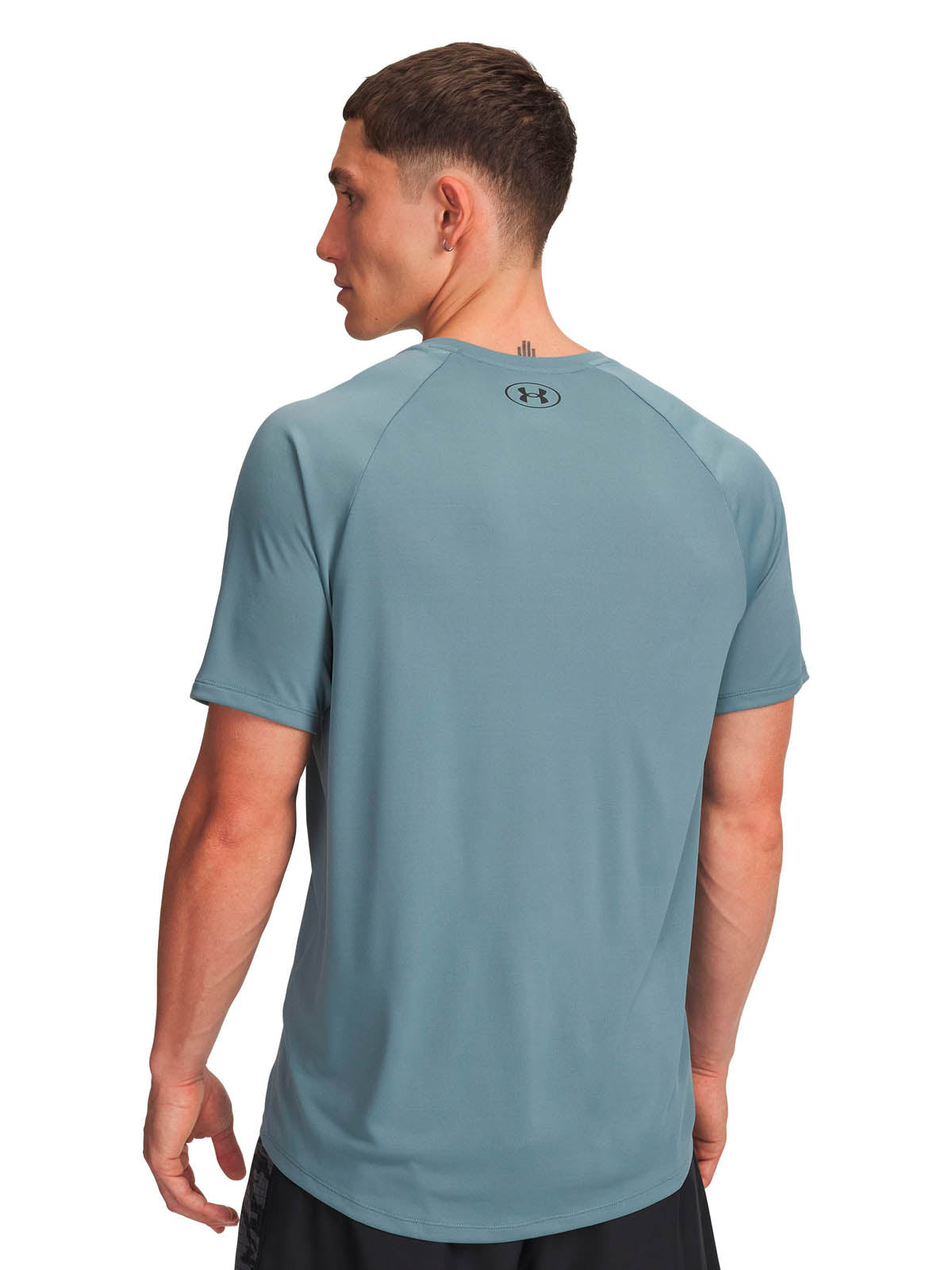 Polera manga corta de entrenamiento para hombre Tech 2.0 azul Under Armour
