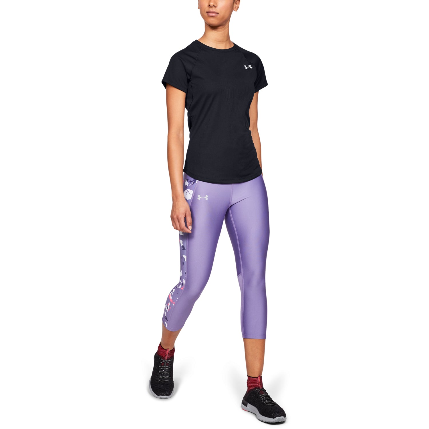 Polera Manga Corta UA Speed Stride para Mujer