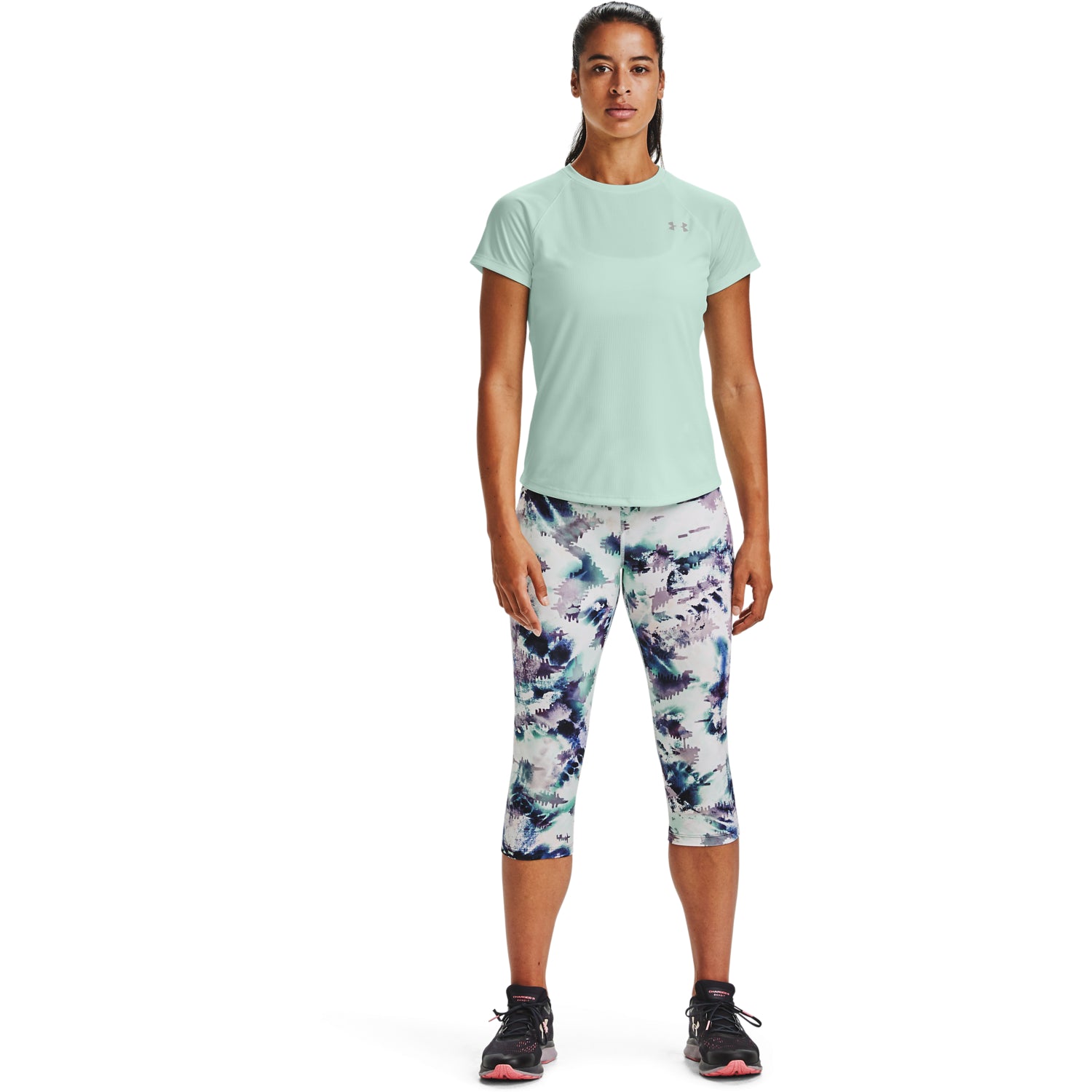 Polera Manga Corta UA Speed Stride para Mujer