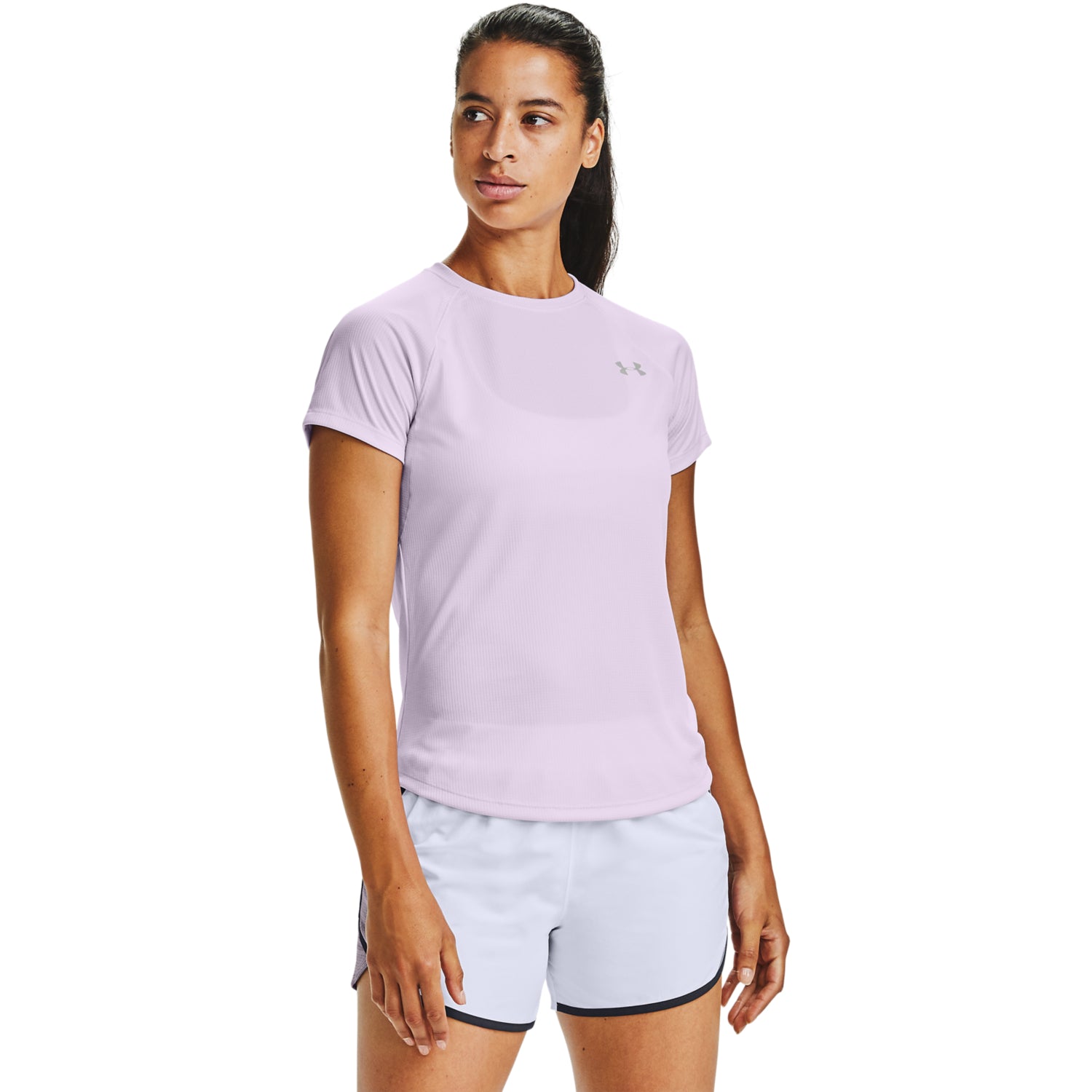 Polera Manga Corta UA Speed Stride para Mujer