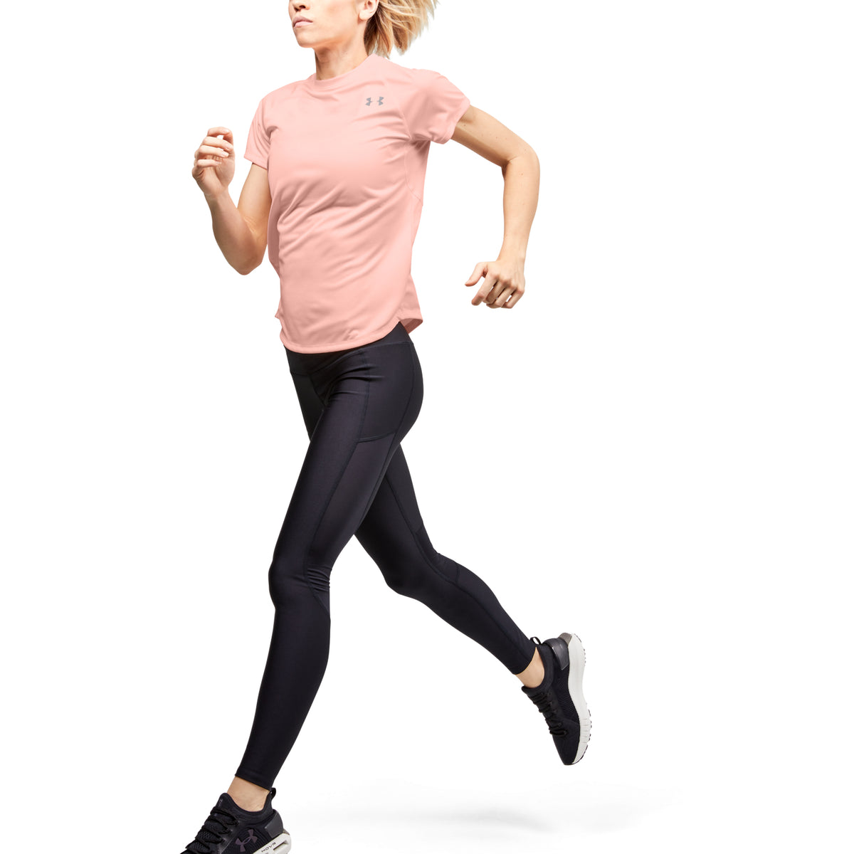 Polera Manga Corta UA Speed Stride para Mujer