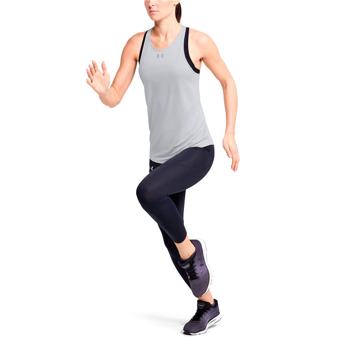 Polera sin Mangas UA Qualifier HexDelta para Mujer