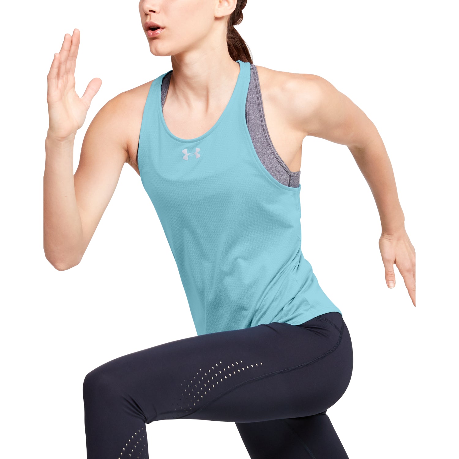 Polera sin Mangas UA Qualifier HexDelta para Mujer