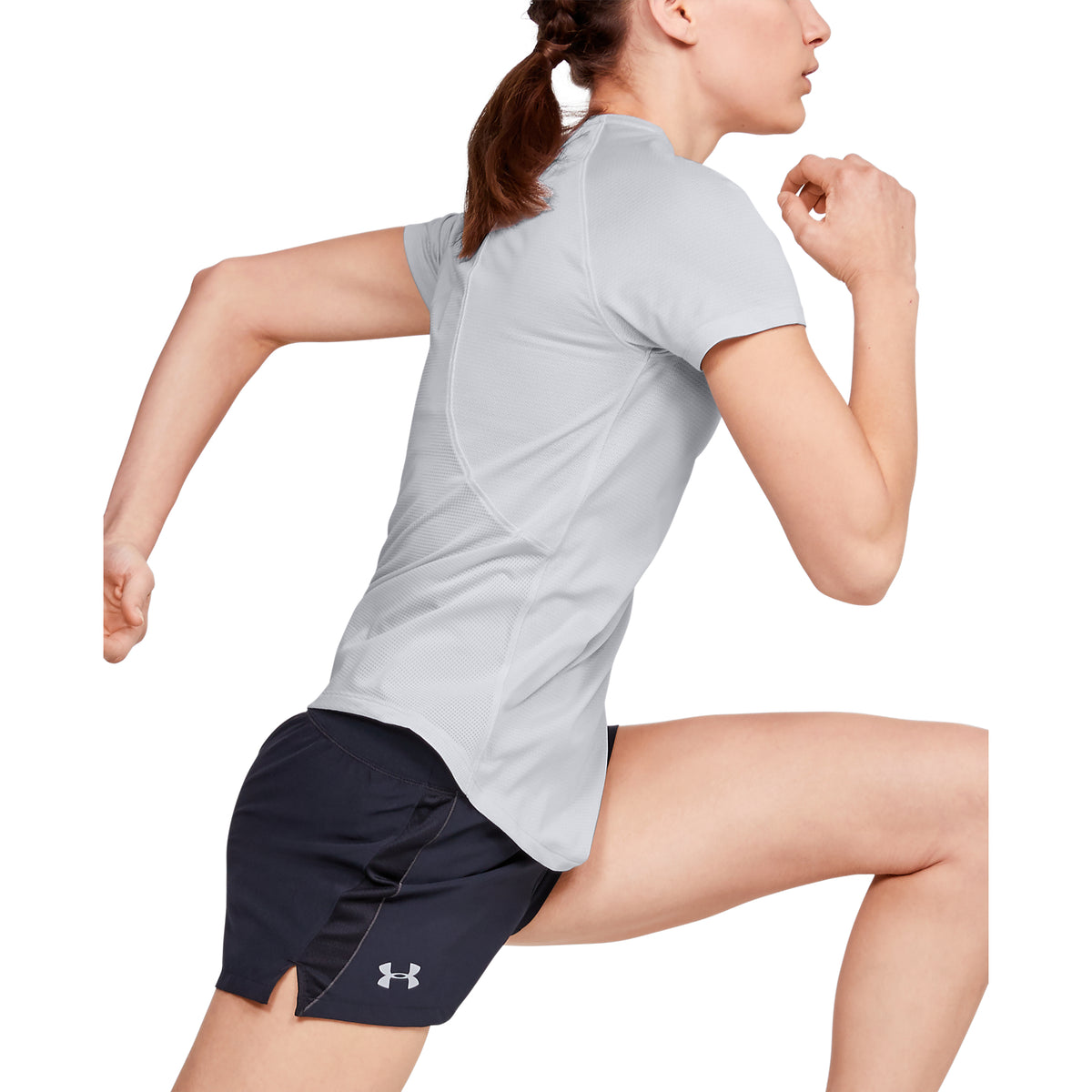 Polera manga corta UA Qualifier HexDelta para mujer