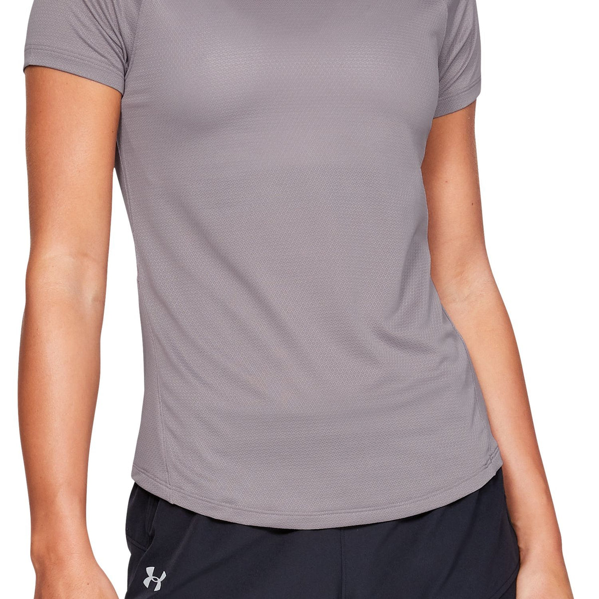 Polera manga corta UA Qualifier HexDelta para mujer