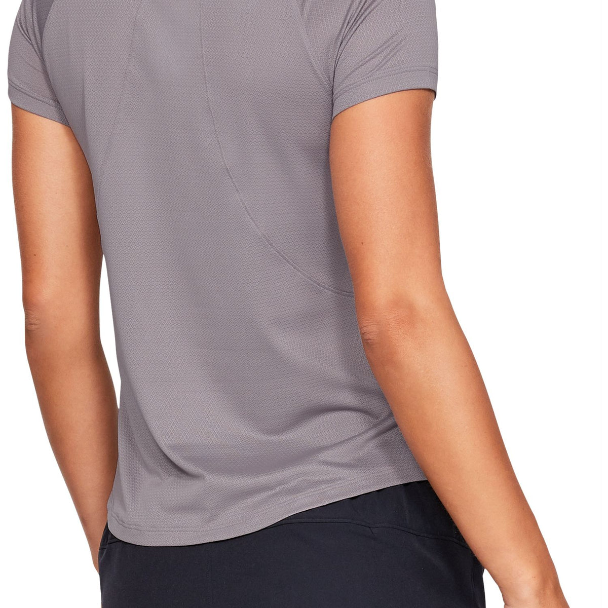 Polera manga corta UA Qualifier HexDelta para mujer