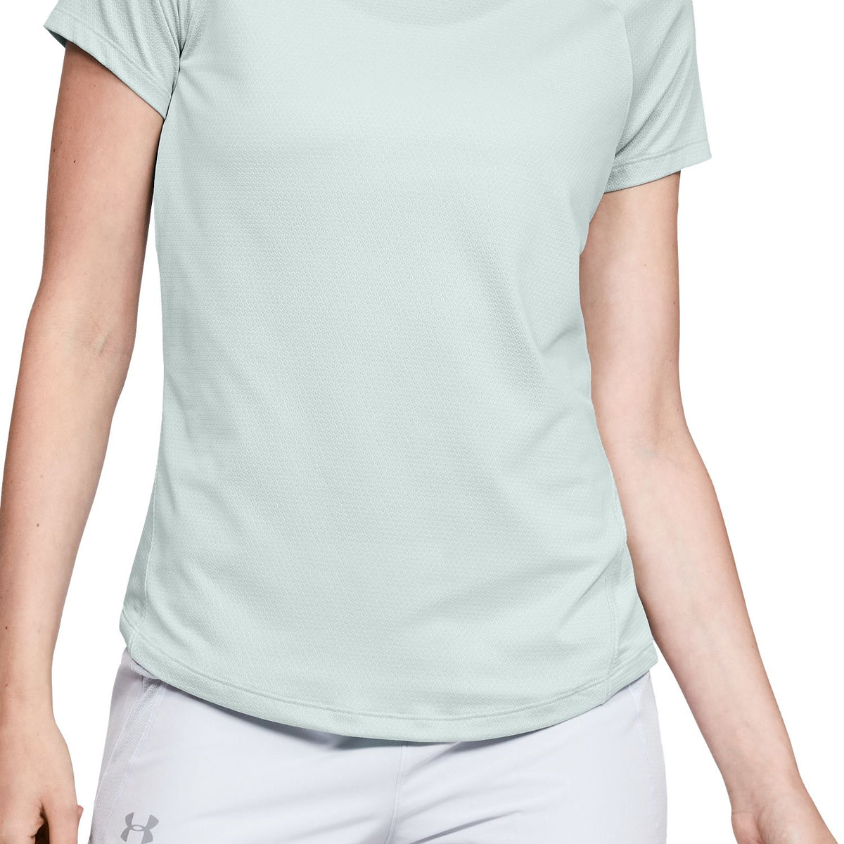 Polera manga corta UA Qualifier HexDelta para mujer