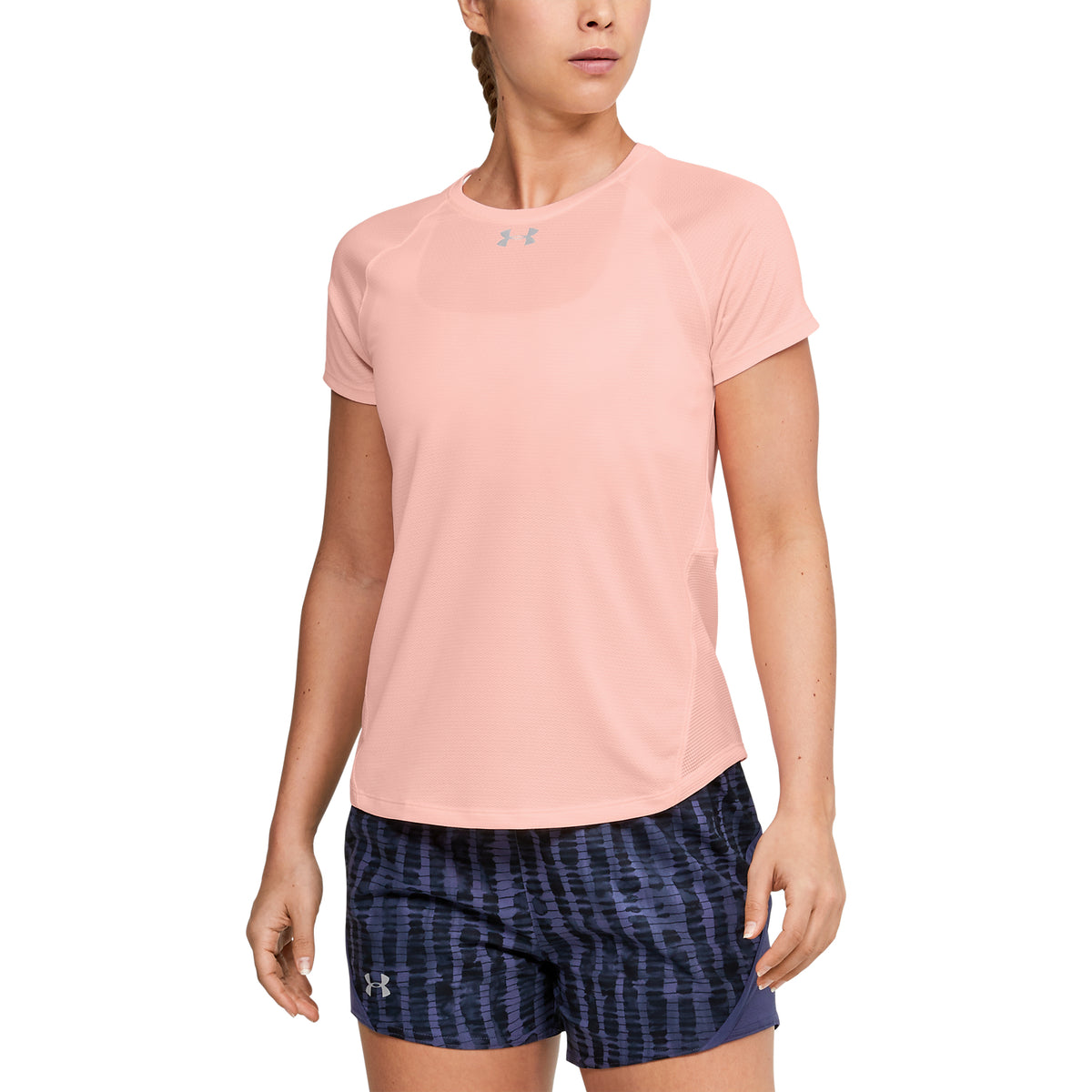 Polera manga corta UA Qualifier HexDelta para mujer