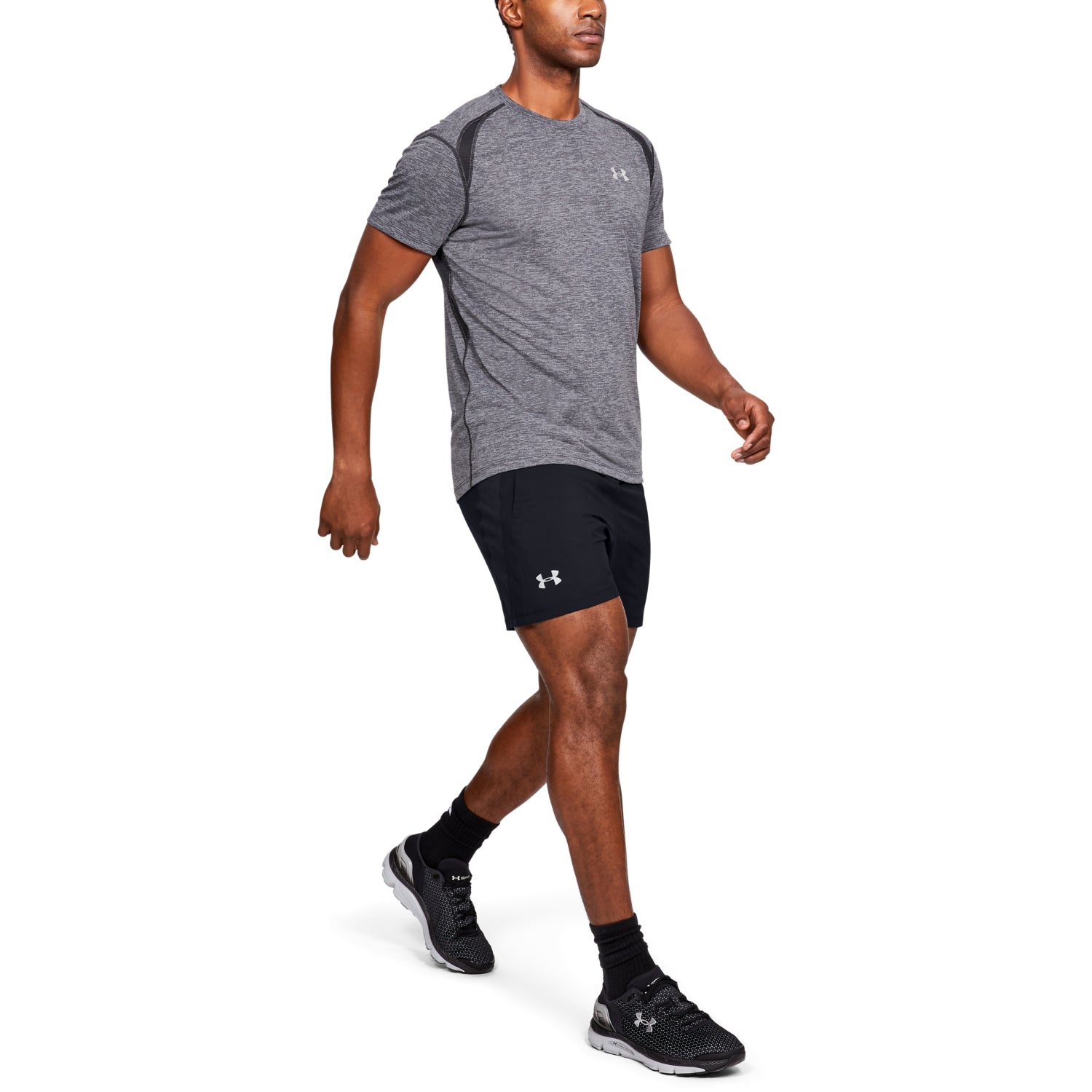 Shorts UA Launch SW 13 cm para hombre