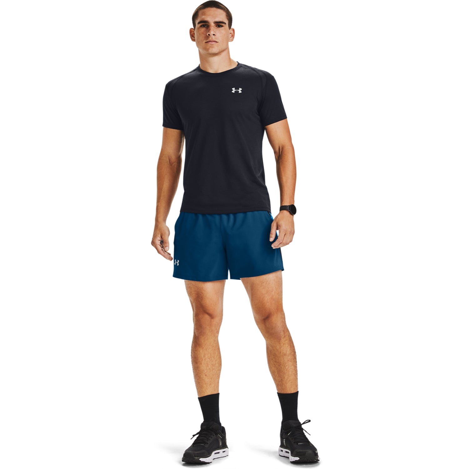 Shorts UA Launch SW 13 cm para hombre