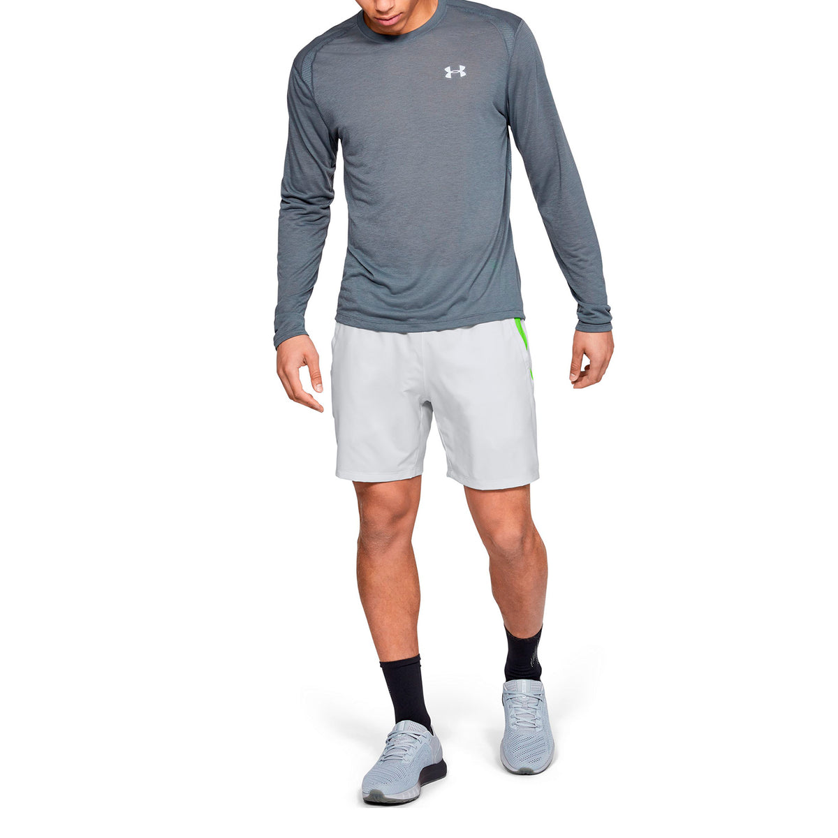 Shorts UA Launch SW 20 cm para hombre