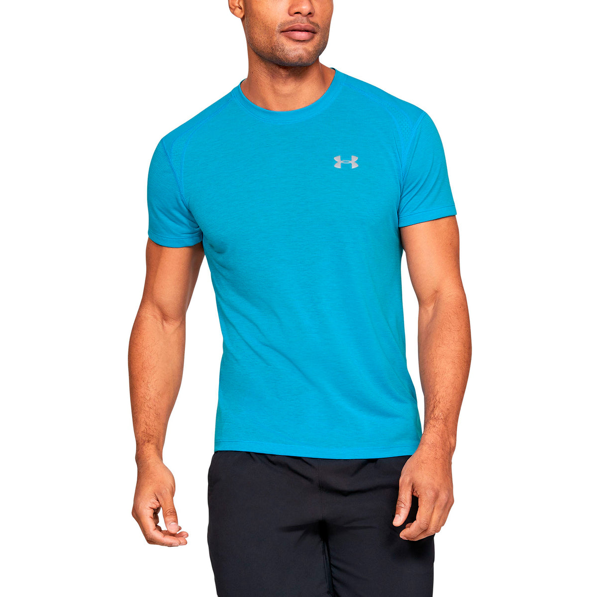 Polera Manga Corta UA Streaker para Hombre