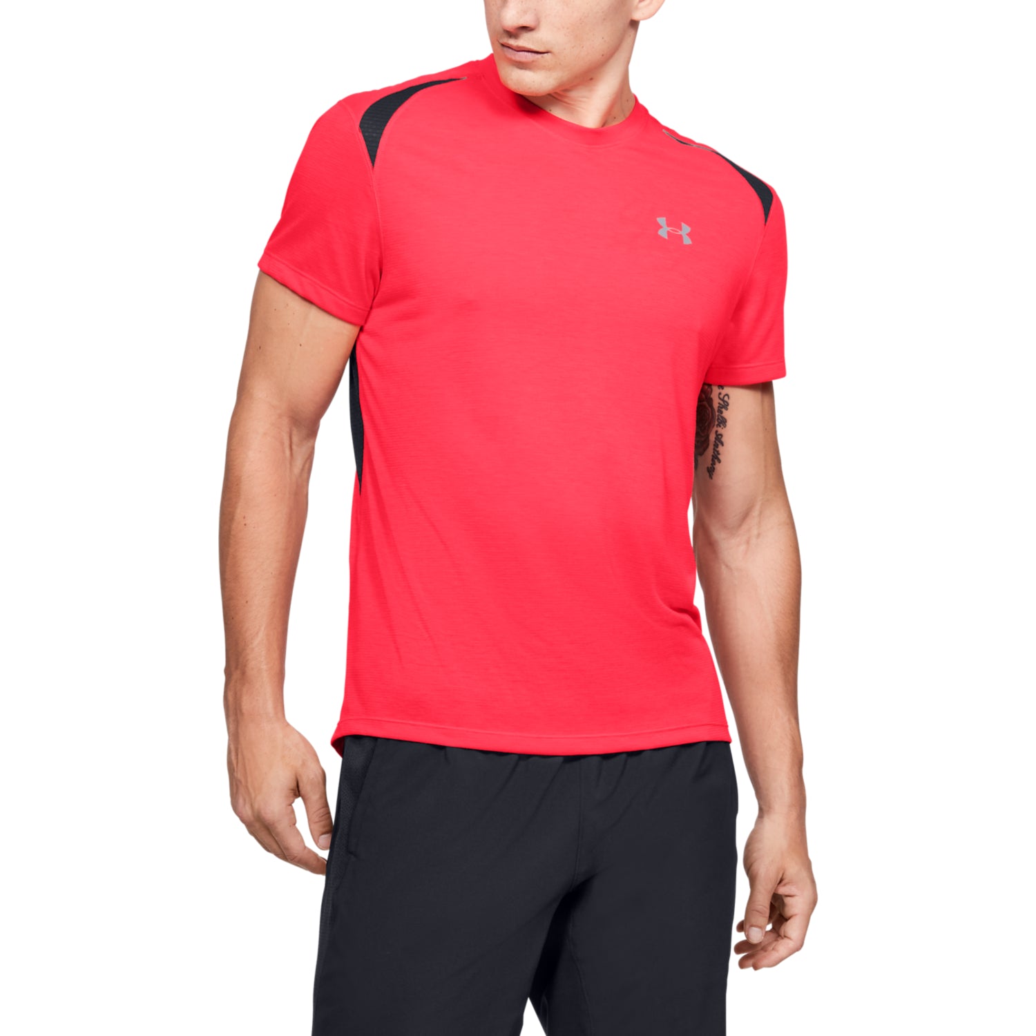 Polera Manga Corta UA Streaker para Hombre