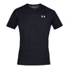 Polera manga corta UA Streaker de cuello en V para hombre