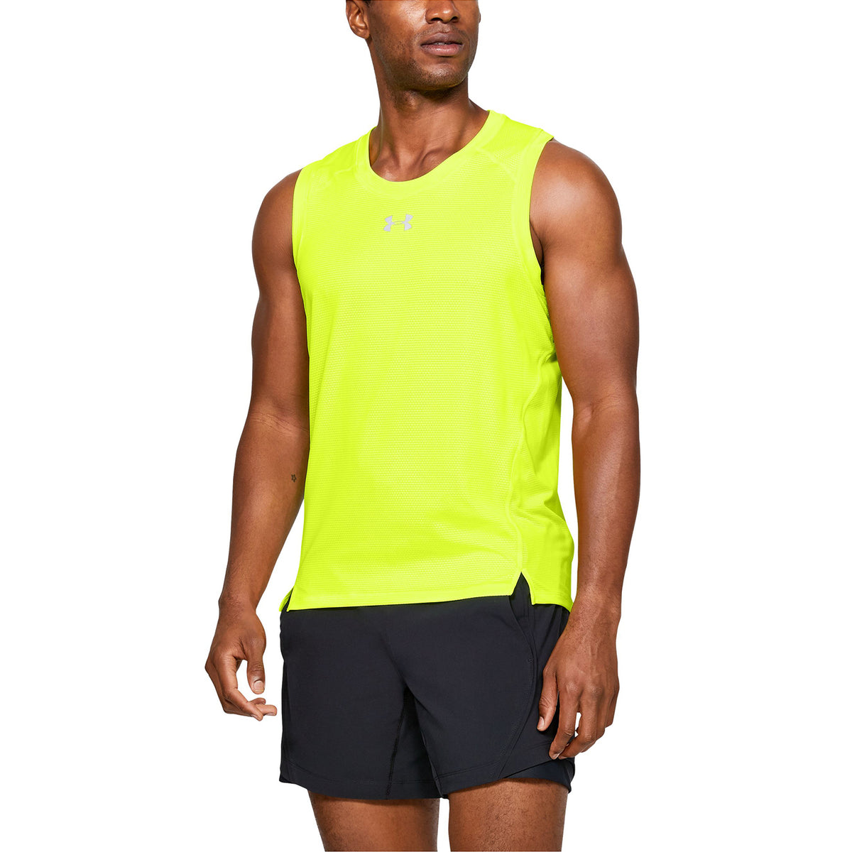 Polera sin Mangas UA Qualifier HexDelta para Hombre