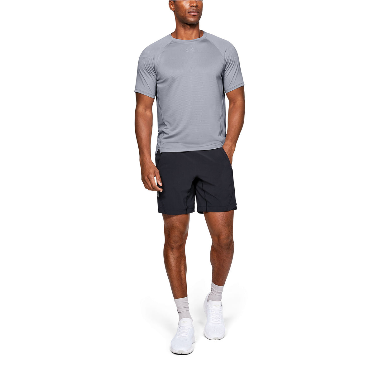 Polera Manga Corta UA Qualifier HexDelta para Hombre