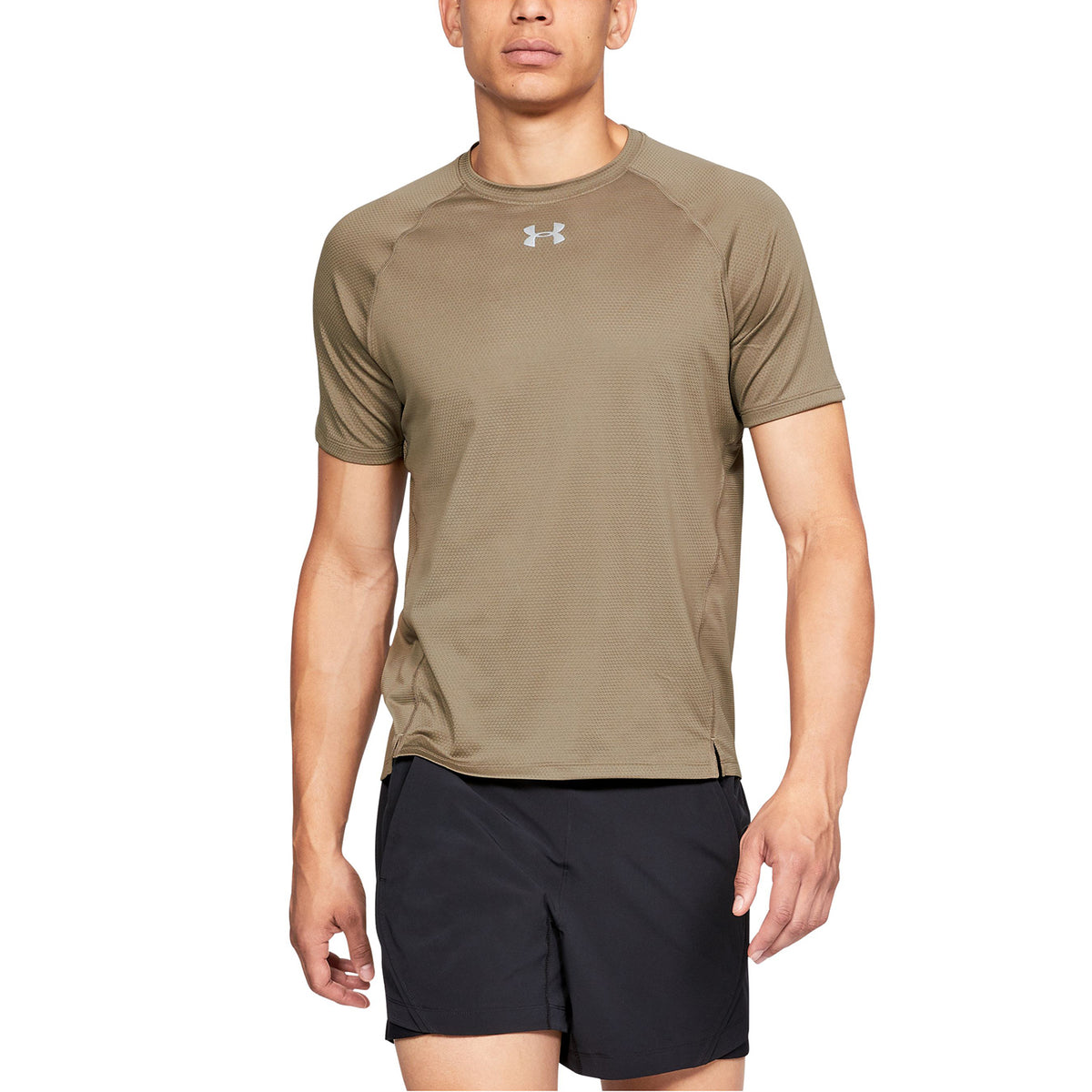 Polera Manga Corta UA Qualifier HexDelta para Hombre