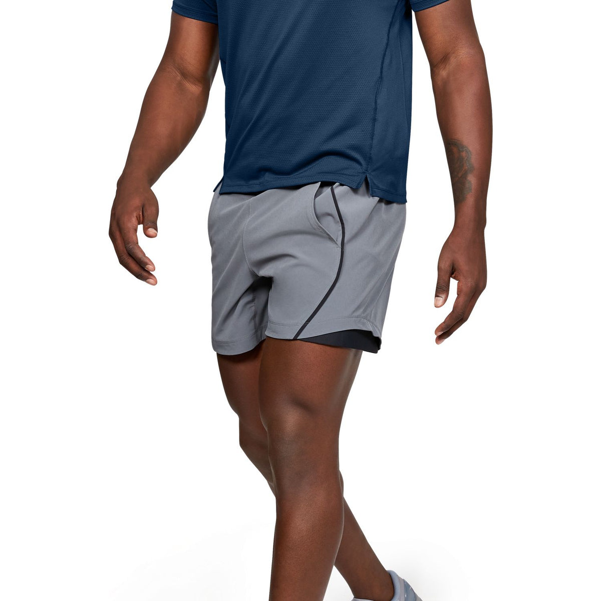 Polera Manga Corta UA Qualifier HexDelta para Hombre