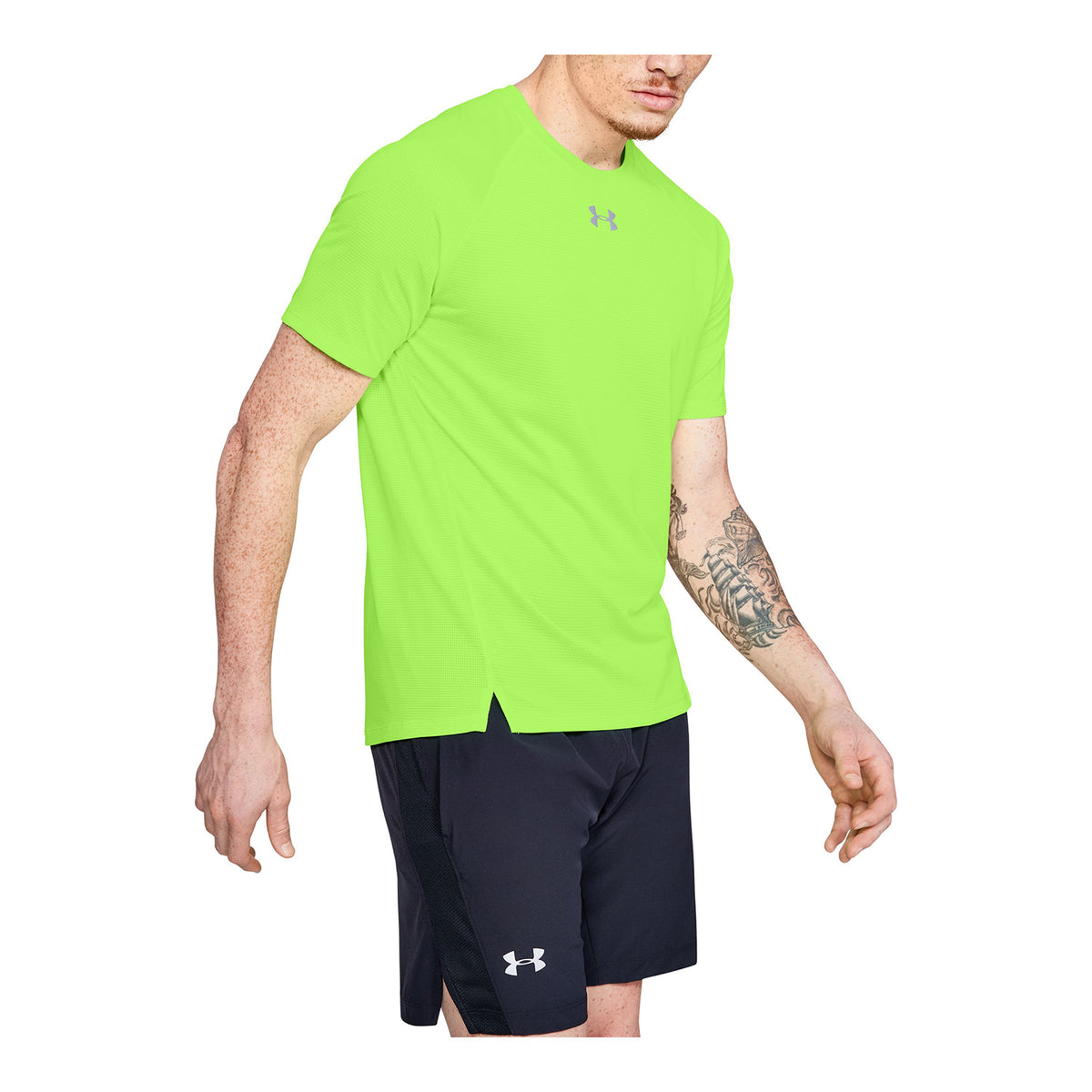 Polera Manga Corta UA Qualifier HexDelta para Hombre