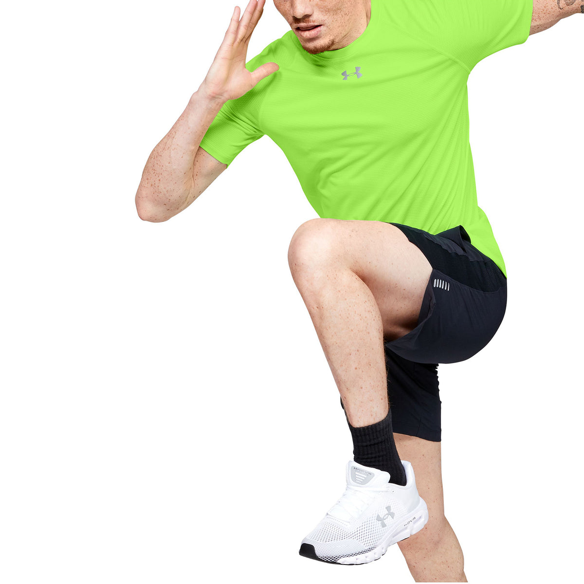 Polera Manga Corta UA Qualifier HexDelta para Hombre