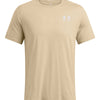 Polera manga corta Under Armour Leftchest café para hombre