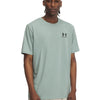 Polera manga corta Under Armour Leftchest verde para hombre