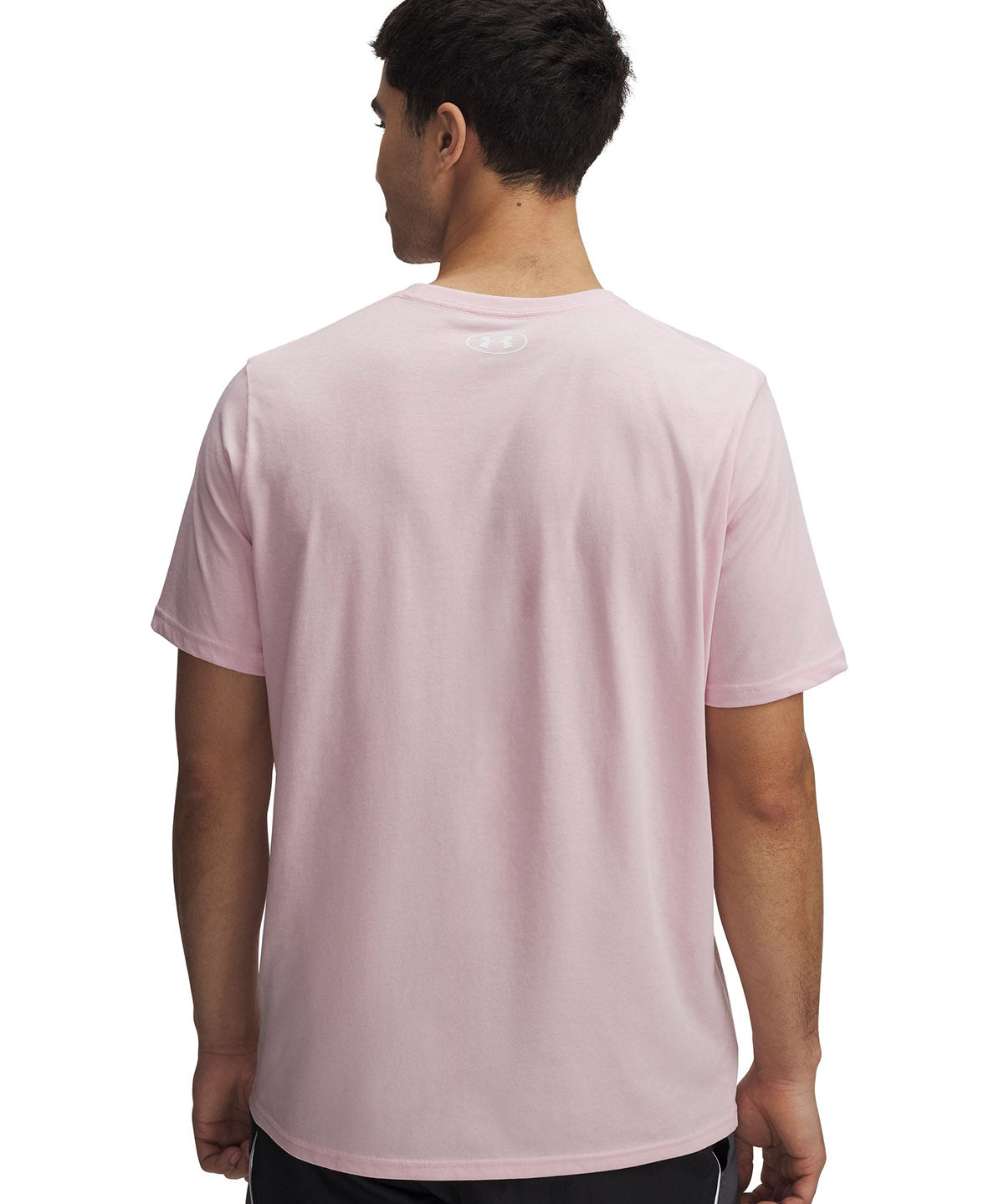 Polera manga corta Under Armour Leftchest rosado para hombre