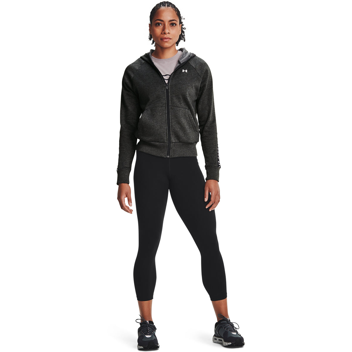 Polerón UA Taped Fleece Full cierre para Mujer