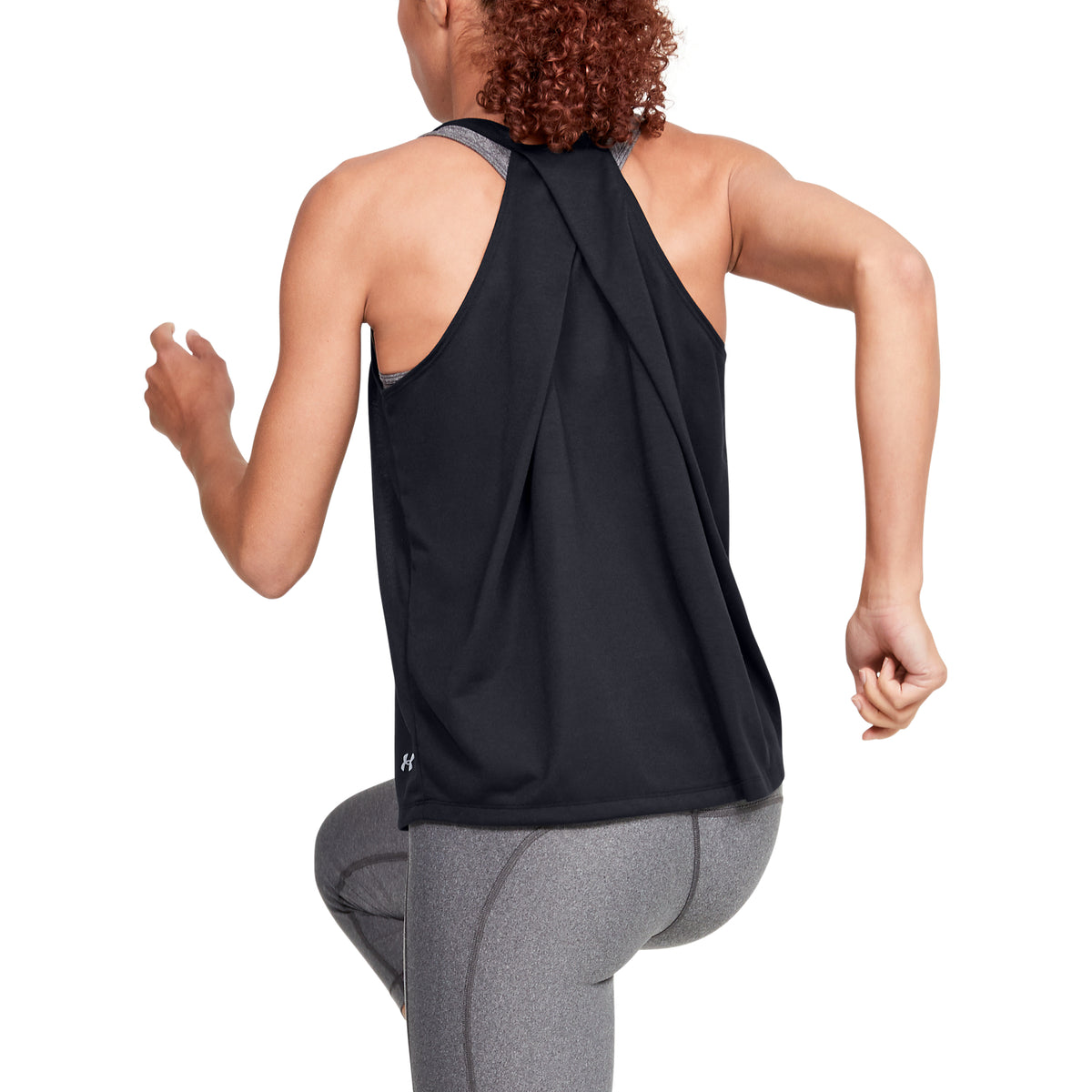 Playera sin Mangas con Dobleces UA Whisperlight para Mujer