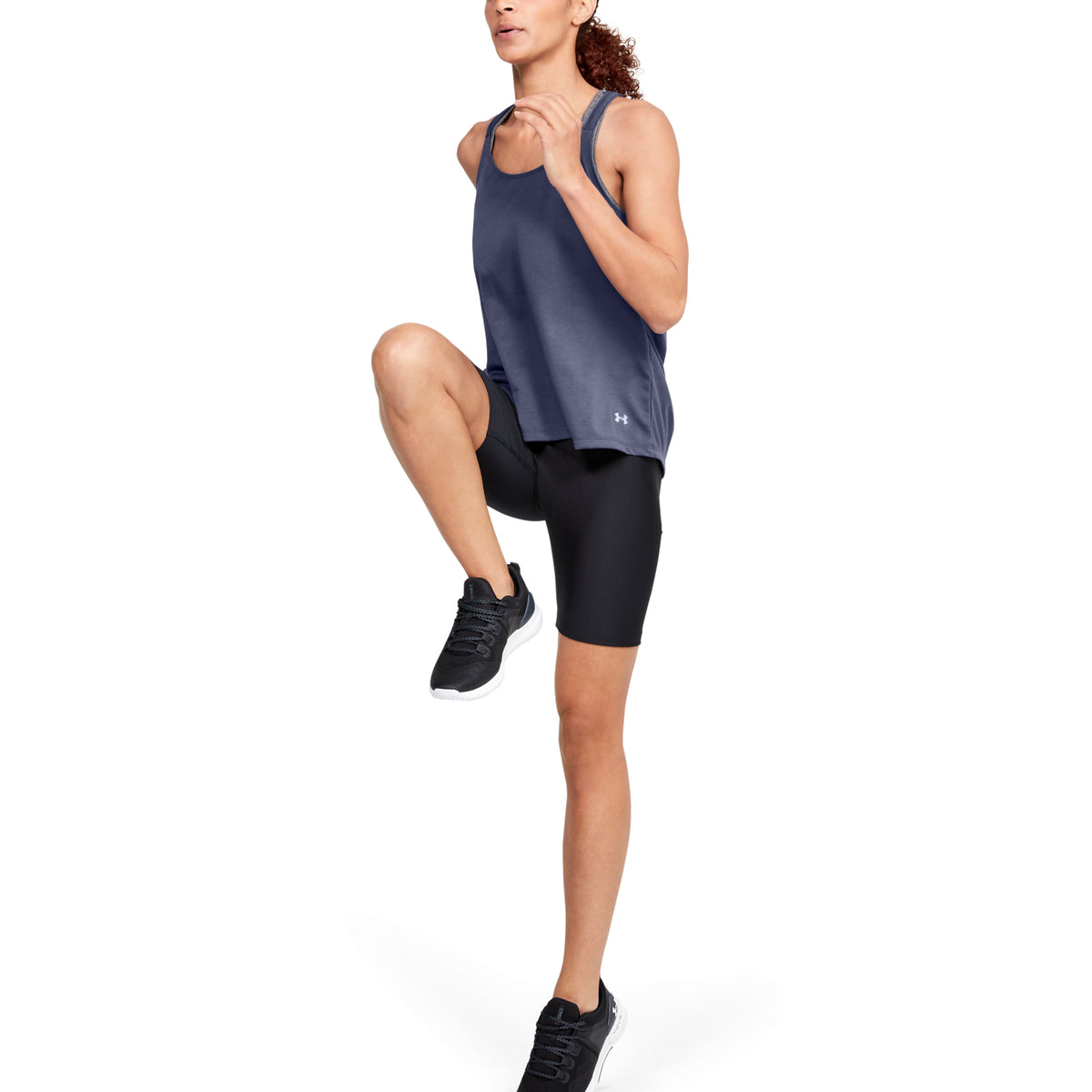 Playera sin Mangas con Dobleces UA Whisperlight para Mujer