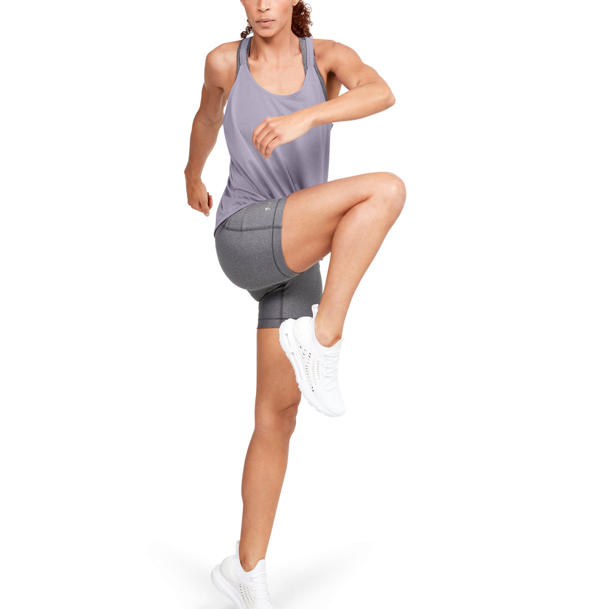 Playera sin Mangas con Dobleces UA Whisperlight para Mujer