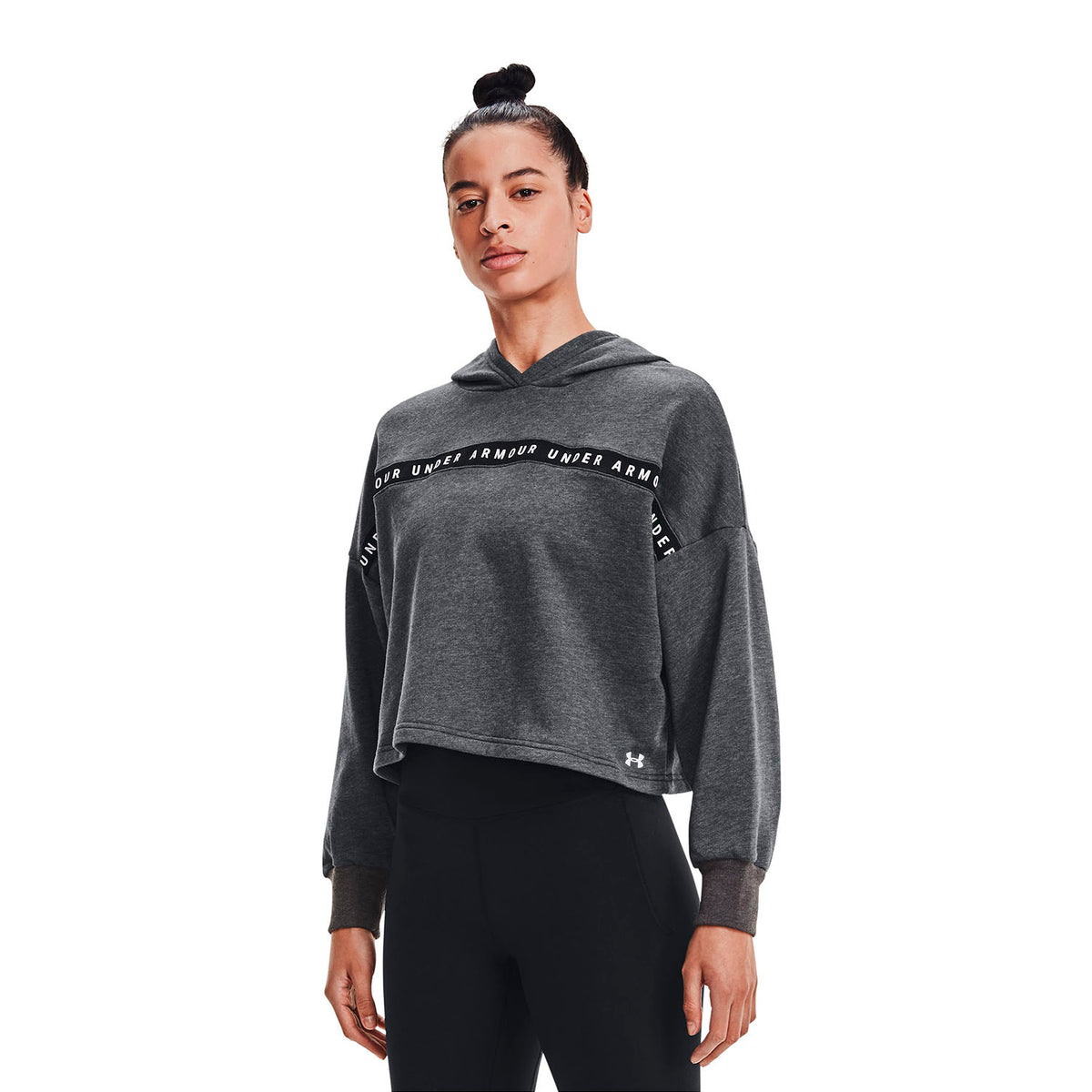 Polerón Ua Taped Fleece Hood para Mujer